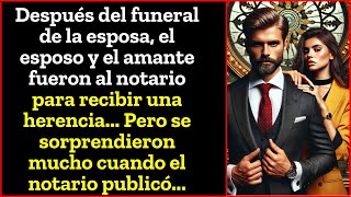 Un esposo y su amante llegaron a la notaría por la herencia Pero su sorpresa fue mayúscula cuando [upl. by Egdamlat]