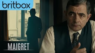 Maigret Sets A Trap  Rowan Atkinson stars as Maigret  BritBox [upl. by Ytsim]