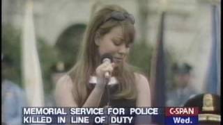 HQ  Mariah Carey  Hero Live  Peace Officers Memorial Service 1996 Singing for Clinton [upl. by Pellegrini]