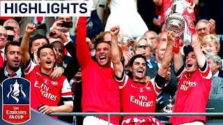 Arsenal vs Hull City  FA Cup Final 2014  Goals amp Highlights [upl. by Adlig]