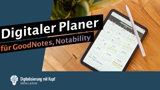 Digitaler Planer 2025 GoodNotes Notability Dieser Planner ändert alles Perfekte Organisation [upl. by Jermyn]