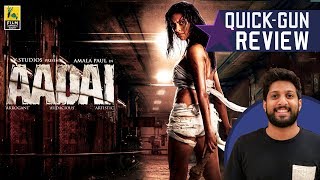 Aadai Tamil Movie Review By Vishal Menon  Quick Gun Review [upl. by Vogeley]