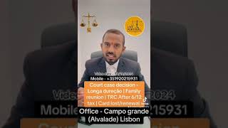 Family reunion  TRC After 612 tax  Card lostrenewal  Advocate Harry  Live Portugal By Harry [upl. by Ycaj]