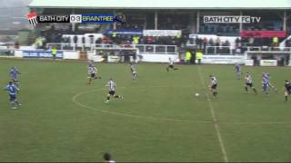 HIGHLIGHTS  Bath City v Braintree 20310 [upl. by Kotta]