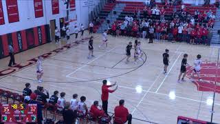 Amboy High School vs Leland Mens Varsity Basketball [upl. by Laiceps]