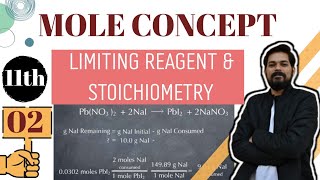 Mole Concept 1 । Class 11 L2 । Limiting Reagent  Stoichiometry [upl. by Cibis]