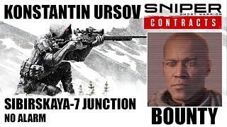 Sibarskaya Junction BOUNTY KONSTANTIN URSOV  SNIPER GHOST WARRIOR CONTRACTS [upl. by Assenej]