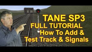 TANE Tutorial How to add Track and Signals [upl. by Silvia]