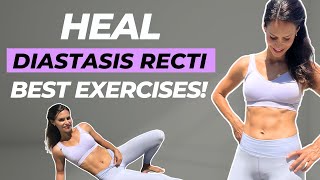 Best Exercises To HEAL DIASTASIS RECTI  13 min Workout To Close Ab Separation amp Lose Your Mom Pooch [upl. by Rubin]