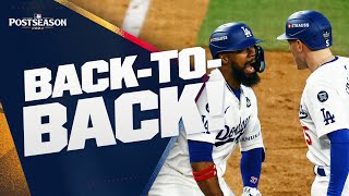 BACKTOBACK Teoscar Hernández and Freddie Freeman homer to give the Dodgers the lead FULL INNING [upl. by Larcher]