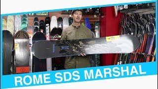 2018 Rome SDS Marshal Snowboard  Gear Reviews [upl. by Alegre]