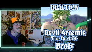 The Best of Devil Artemis Broly REACTION [upl. by Kerwin]