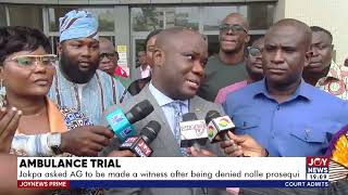 Joy News Prime 20624 Jakpa asked AG to be made a witness after being denied nolle prosequi [upl. by Gibson]