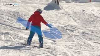 Snowboarden lernen  Driftschwung mit Gewichtsverlagerung [upl. by Ttelrats]