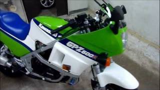 Kawasaki GPZ 400 R 改 カワサキ GPZ400R カービューティープロ ブルーボトル [upl. by Drofniw]