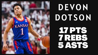 Devon Dotson Highlights vs Texas Tech  March 7 2020  17 Pts 7 Rebs 5 Asts [upl. by Aileduab]