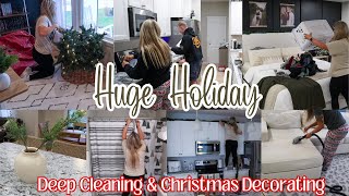 Huge Holiday Clean amp Decorate  Christmas Decorating 2023  Deep Cleaning amp Organizing  Part 3 [upl. by Maxantia499]