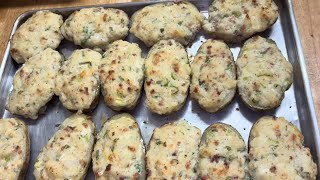 Twice Baked Potatoes Recipe  These Were So Good [upl. by Hollinger]