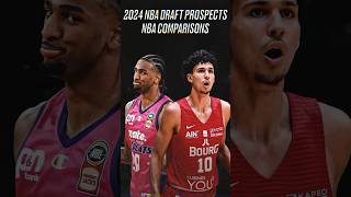 2024 NBA draft prospects NBA comparisons 📝 nba nbadraft nbadraftprospects [upl. by Neurath602]