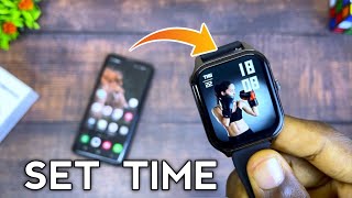 How to SET TIME On Any SmartWatch  FitPro App Time Setting 🔥 [upl. by Tjon]