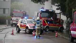 Explosion und Brand in Uhrenfabrik in VillingenSchwenningen [upl. by Maharba]