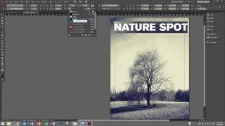 Creating a Magazine Cover in InDesign [upl. by Killoran488]