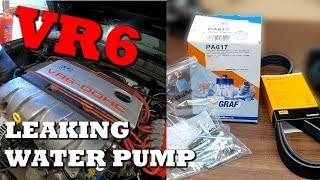 VR6 Vesipumpun vaihto  Golf mk3 VR6 Ep23 [upl. by Vincent]