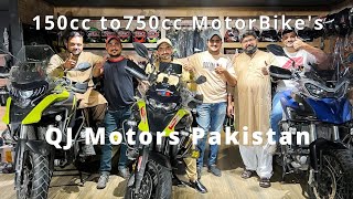 QJ Motors 150cc750cc Bikes price and fuel average withHLakhani  Wild Eye by ilyas [upl. by Connelly935]