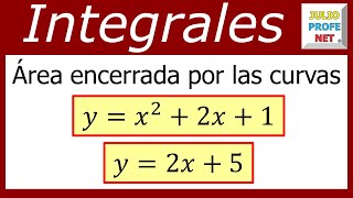 ÁREA ENTRE CURVAS  Ejercicio 4 [upl. by Otir]