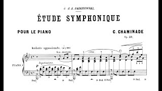 Cécile Chaminade  Étude symphonique Op 28 [upl. by Vlad]