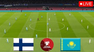 Finland vs Kazakhstan LIVE  UEFA European Championship Qualifying [upl. by Ahsetel966]