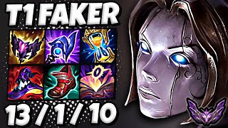 T1 Faker Orianna vs Leblanc  MID  Lol Korea Master Patch 1324 ✅ [upl. by Yelrebmyk]