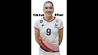 Yulia gerasimovaYulia gerasimova volleyball playertiktok star U krain girlsukraineshorts [upl. by Kabab]