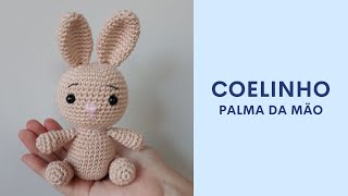 Coelhinho em Amigurumi  Coleção Palma da Mão [upl. by Aznofla]