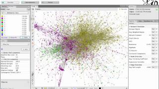 Gephi Modularity Tutorial [upl. by Lucius673]