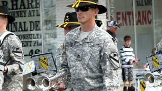 1st Cavalry Division Band Veterans Day Parade Killeen TX Nov 11 08 [upl. by Howlond15]