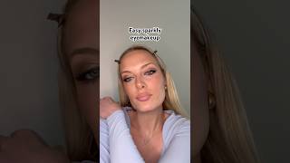 Easy sparkly eye makeup makeup eyemakeup makeuptutorial beauty viralvideo [upl. by Llednol979]