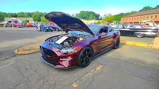 4K Footage of Fa Merritts 2018 Mustang GT Exterior Royal Crimson Walk Around Tour [upl. by Oribel]