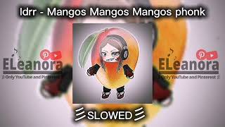 彡Idrr  Mangos Mangos Mangos phonkSLOWED ELeanora彡 [upl. by Ahsyle]