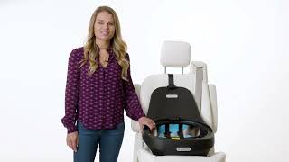 Revolve360 Rotational All In One Car Seat Install Rear Facing With Seat Belt and Tether [upl. by Incrocci]