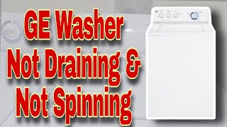 GE Washer Repair Guide Fix Draining Spinning amp Diagnostic Issues [upl. by Olra787]