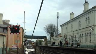 Portslade level crossing in East Sussex [upl. by Madda846]