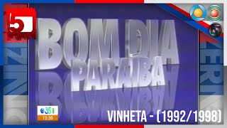 Rede Paraíba  Vinheta  quotBom Dia Paraíbaquot  Globo PB 19921998 [upl. by Kelwunn168]