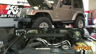 Installation KampN Air Intake System 19972006 Jeep JK and TJ  5715141 [upl. by Notnelc]