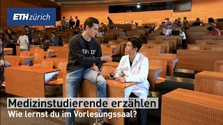 Medizinstudierende erzählen  Wie lernst du im Vorlesungssaal [upl. by Rafferty]