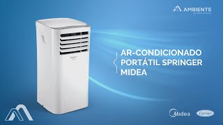 Arcondicionado Portátil da SpringerMidea MPH12CRV  Ambiente Ar Condicionado [upl. by Akerley]