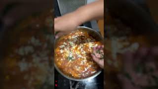 greek Saganaki Garides shortsfeed cooking cookingchannel foryou hungry [upl. by Nahtanaj178]