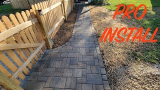 How to install techo bloc pavers [upl. by Pelligrini883]