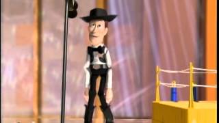 Woody Buzz Lightyear and Jessie Present Best Animated Short  72nd Oscars 2000 [upl. by Hafler]