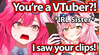 Raoras Sister Accidentally Found Out Shes A VTuber 【Hololive EN】 [upl. by Cassella]